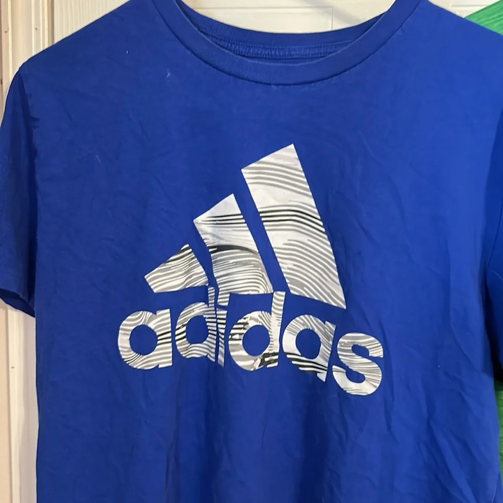 2 boys XL (18/20) Adidas short sleeve shirts